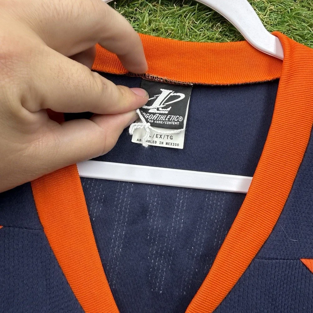 Vintage Denver Broncos Jersey Mens XL Terrell Davis #30 90s NFL Logo Athletic